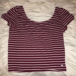 American Eagle Striped Crop Top